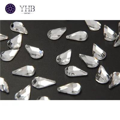 Nghệ thuật làm móng Flatback Drop 4300 viên đá pha lê hình dạng lạ mắt